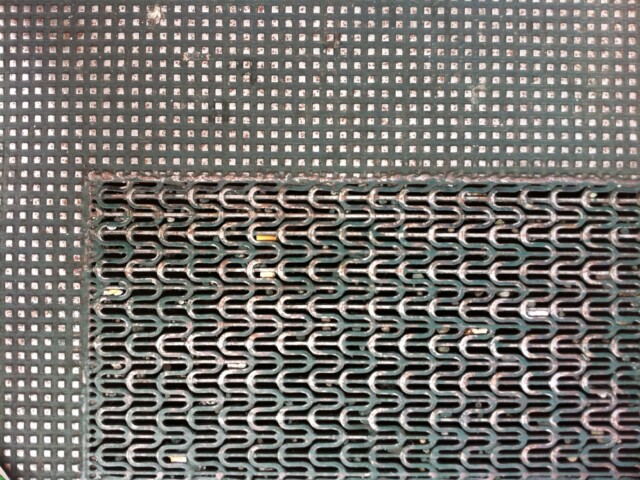 Grates make nice patterns.