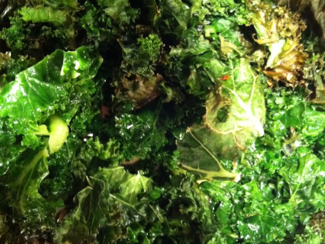 Crispy kale snack